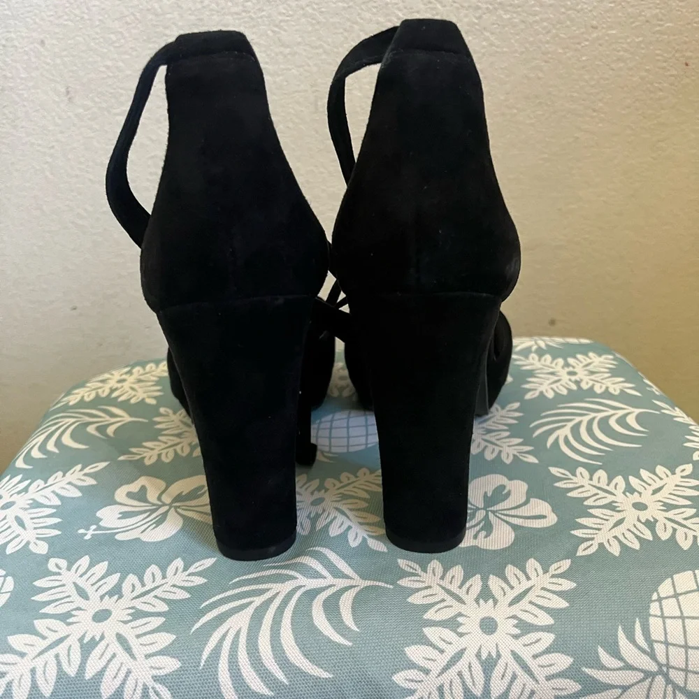 Seychelles black suede